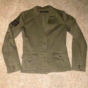 Max Jeans Green Military Jacket XS